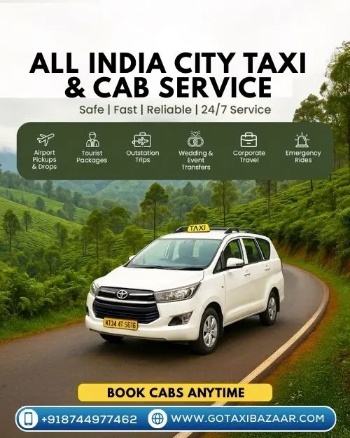 All India City Taxi And Cab Service With Go Taxi Bazaar