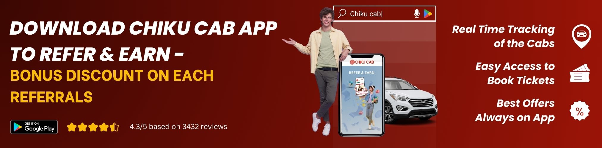 Main Promotional Banner of Taxi Service in Delhi