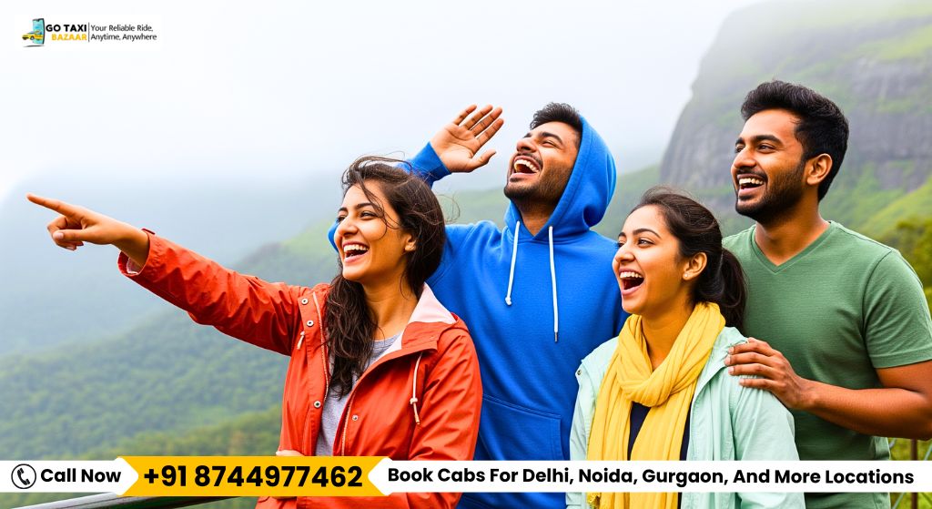 Echo Point With Friends Shouting in Joy Call 87449774462