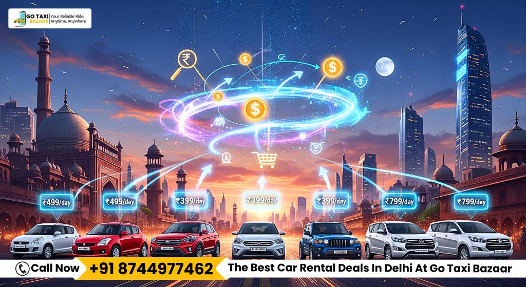 Car Rentals in Delhi Call 8744977462