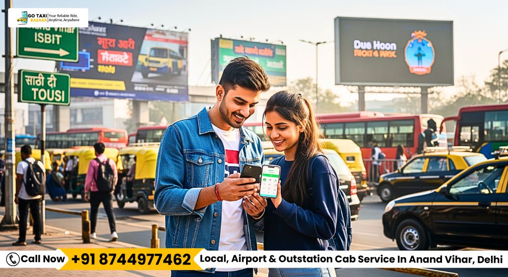 Online Cab Booking In Anand Vihar, Delhi